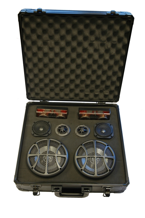 DLS Scandinavia 3-way system case.   Scandinavia 3-way system case.