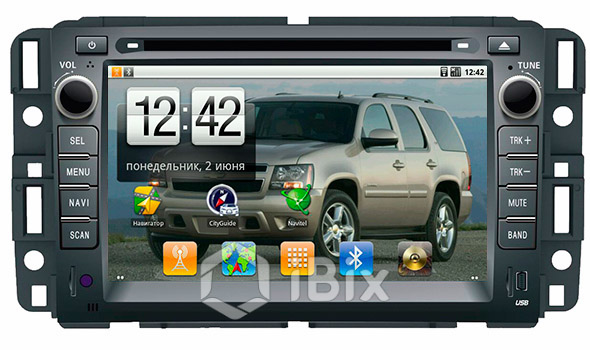 Магнитола iBix Chevrolet Tahoe  Магнитола iBix Chevrolet Tahoe